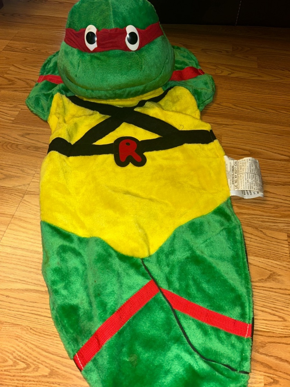 TMNT PIllow Pal RARE 1989 Raphael  GUC - Picture 9 of 9